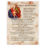 Cartão Postal Oração da Sagrada Familia