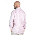 Camisa Rosa Social Manga Longa Masculina Lorenzo 