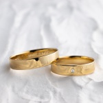 Aliança de Casamento em Ouro 18k 4mm modelo Bahamas