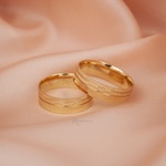 Aliança de Casamento em Ouro 18k 6mm Modelo Grécia 
