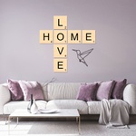 Kit Decoração Love Home + Presente (Palavra de Parede Gratidão) 