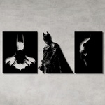 Kit Esculturas de Parede Batman