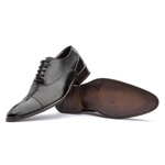 Sapato Couro Premium Oxford Premium Masculino Preto 