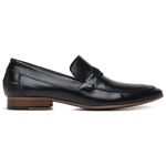 Sapato Loafer Casual Premium em Couro Legítimo Preto
