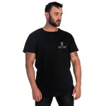 Camiseta Masculina Long Line Preta Original Selten -Selten 