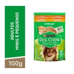Dog Chow ExtraLife Ração Úmida para Cães Adultos Minis & Pequenos Mix Frango & Peru 100g