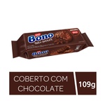 Biscoito Bono Recheado Coberto Chocolate 109g