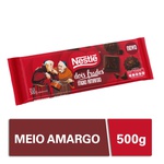 Chocolate Para Cobertura Nestlé Dois Frades Meio Amargo 500g