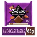 Chocolate Talento Amêndoas com Passas 85g
