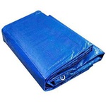 Lona Plastica Carreteiro Itap Azul Reforçada 8x7 Com Ilhoes