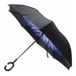 Guarda-chuva Invertido Abre ao Contrário Várias Estampas