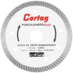 Disco de Corte Diamantado Turbo Porcelanato Plus 110mm CORTAG 61314