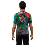 Camiseta Camisa Floral Tye Die Swag Blusa 0001