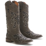 Bota Western Feminina Vimar Boots 13123 Dallas Brown
