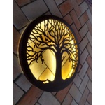 Luminária de Parede Mandala Árvore da Vida