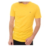 Camiseta Tommy Basica Malha Peruana Amarelo