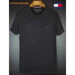 Camiseta Tommy Coton Peruana Basica Preta