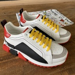 TENIS DOLCE GABBANA KING COURO TRICOLOR