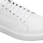 Sapatênis Casual Couro Legitimo Tchwm Shoes Branco