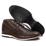 Sapato Brogue Premium em Couro Confort Tchwm Shoes Marrom
