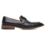 Sapato Loafer Casual Premium em Couro Preto 