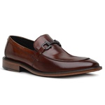 Sapato Loafer Casual Premium em Couro Marrom