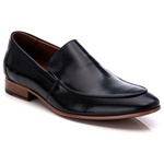 Sapato Loafer Casual Premium em Couro Preto