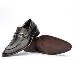 Sapato Loafer com fivela Premium Masculino Solado em Couro 