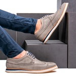 Sapato Casual Derby Brogue Durhan Off White