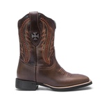 Bota Texana Feminina - Atlanta Brown - Roper - Bico Quadrado - Cano Curto - Solado VTS - Vimar Boots - 13129-A-VR