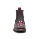 Botina Infantil Feminina - Dallas Castor / Pink - Roper - Bico Quadrado - Cano Curto - Vimar Boots - 91003-A-VR