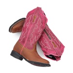 Bota Infantil Feminina - Dallas Bambu / Pink - Colorado - Vimar Boots - 94000-C-VR