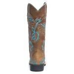 Bota Texana Feminina - Fóssil Caramelo - Roper - Bico Quadrado - Cano Longo - Solado Freedom Flex - Vimar Boots - 13070-A-VR