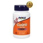 Coenzima CoQ10 100 mg NOW Melhor Absorção 100 Caps Ubiquinol Suplemento Importado