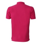 Camisa Polo Masculina Pink Detalhe Azul Marinho Piquet 