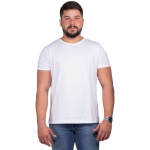 Camiseta Masculina Algodão Pima Premium Branca