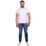 Camiseta Masculina Algodão Pima Premium Branca