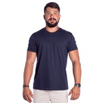 Camiseta Masculina Básica Confort Azul Marinho