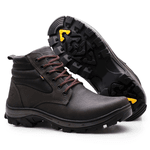 Bota Coturno Segurança EPI CA Gogowear 100% Couro ref Picker cor Café