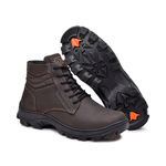 Bota Segurança EPI CA Gogowear 100% Couro ref Safe cor Café