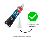 Cola Silicone Maxx Black 522 Loctite 80g Alta Durabilidade