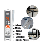 Adesivo Pu 40 Orbiflex Uso Geral Cinza 380g
