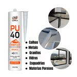 Adesivo Pu40 Orbiflex Uso Geral Branco 380g