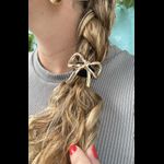 Elástico Para Cabelo com Metal Laço