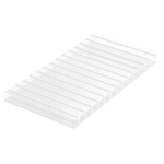 Chapa Placa Policarbonato Alveolar 1,05m X 2metros- Cores Diversas