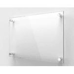 Chapa Poliestireno Cristal 50cm X50cm Similar Acrilico