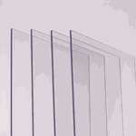 Chapa Placa Policarbonato Compacto 3mm x 2,05m x 6m c/ proteção UV 