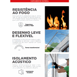 Chapa Placa Policarbonato Compacto 2mm x 2,05m x 3m c/ proteção UV 