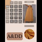 Saia Feminina | Cintura Alta | Saia em A | Estilo Casual Castanho