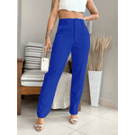 Calça Feminina de Alfaiataria/ Azul/Elegante/Versátil